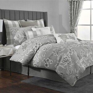 NEW - Lot of 2 ROSE TREE Euro Shams Julianne Polyester Grey MSRP $180